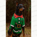 2026 Christmas Santa Claus T Shirt Outfit Dog Clothes