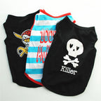 Shirt for Small Dogs Pet Printed with Funny Letters Soft Breathable Outfits