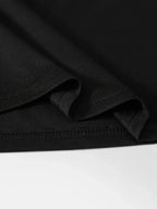 Cute Sausage Dog with Heart Pattern Printed T-shirt Round Neck Summer Short Sleeve