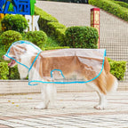 Solid Pet Rain Coat for Small Medium Dogs Raincoat Clothes
