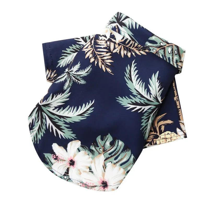 Hawaiian Style Summer Sand Beach Shirts for Small Dogs