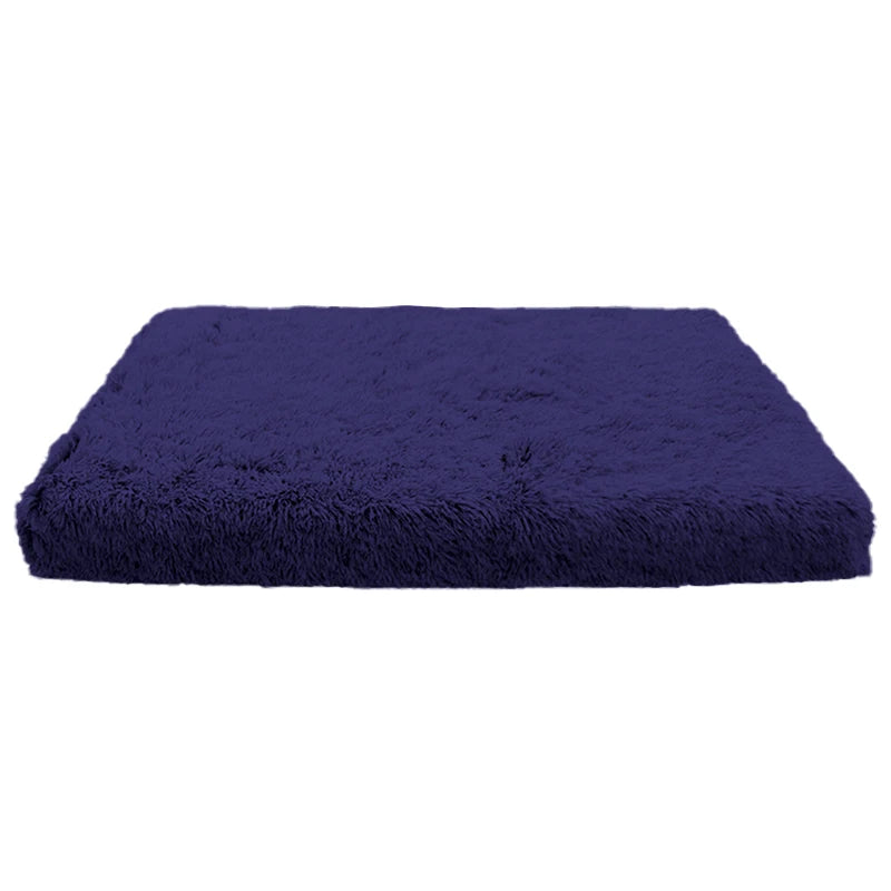 Plush Bed Mat for Small Medium Large Dogs Removable for Cleaning Super Soft