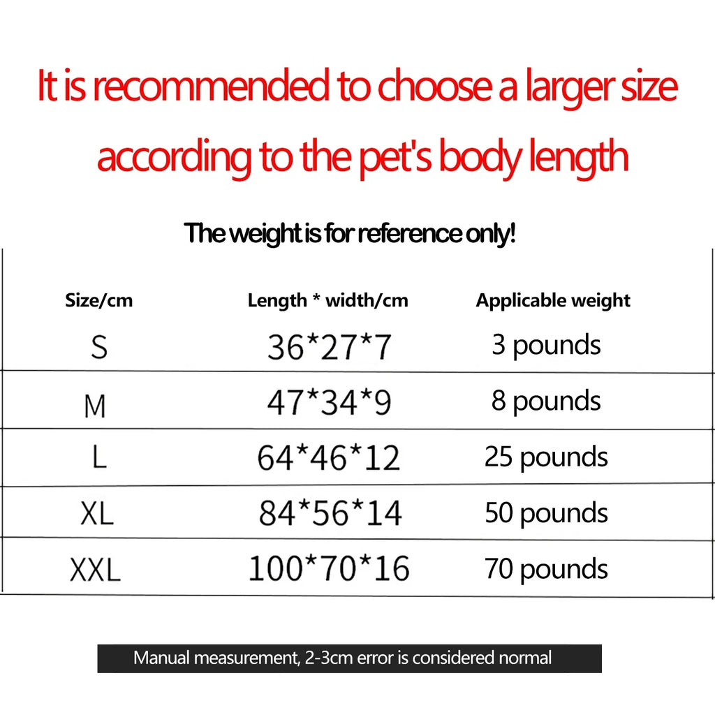 Bite-resistant Waterproof 600D Oxford Pet Mat Dog Bed