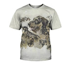 Dachshund Graphic 3D Print Men Women Casual Short Sleeve T Shirt Tees