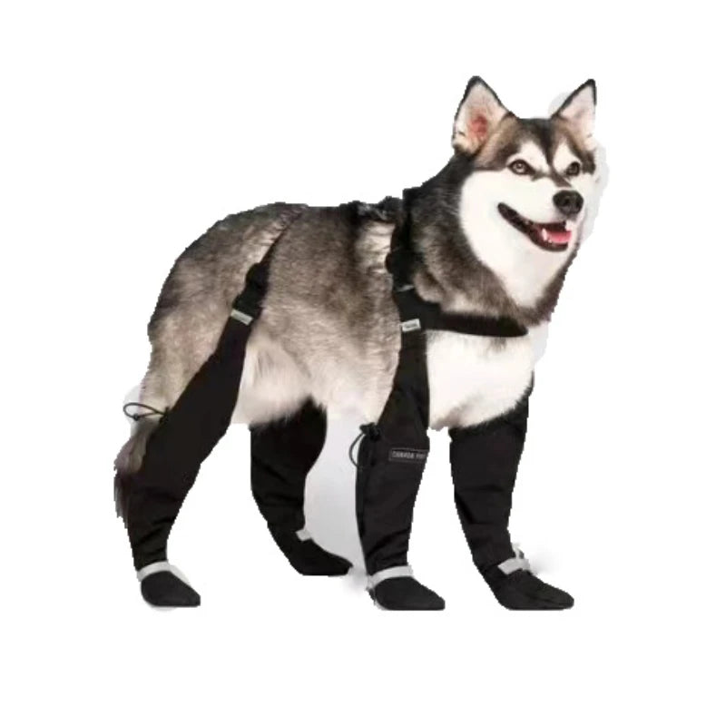 Outdoor Shoes Reflective Boots Anti Slip Sturdy Casual Solid Color Pet Shoes Foot wrapped Pet Product