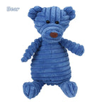 Corduroy Small Animal Plush Squeaky Dog Toy