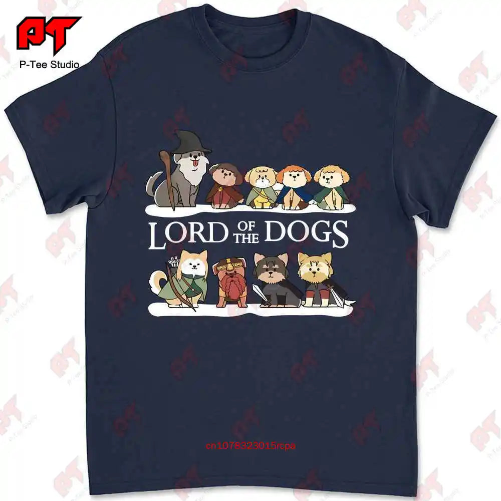 Lord Of The Dogs T Shirt Funny Nerd Tee