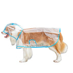 Solid Pet Rain Coat for Small Medium Dogs Raincoat Clothes