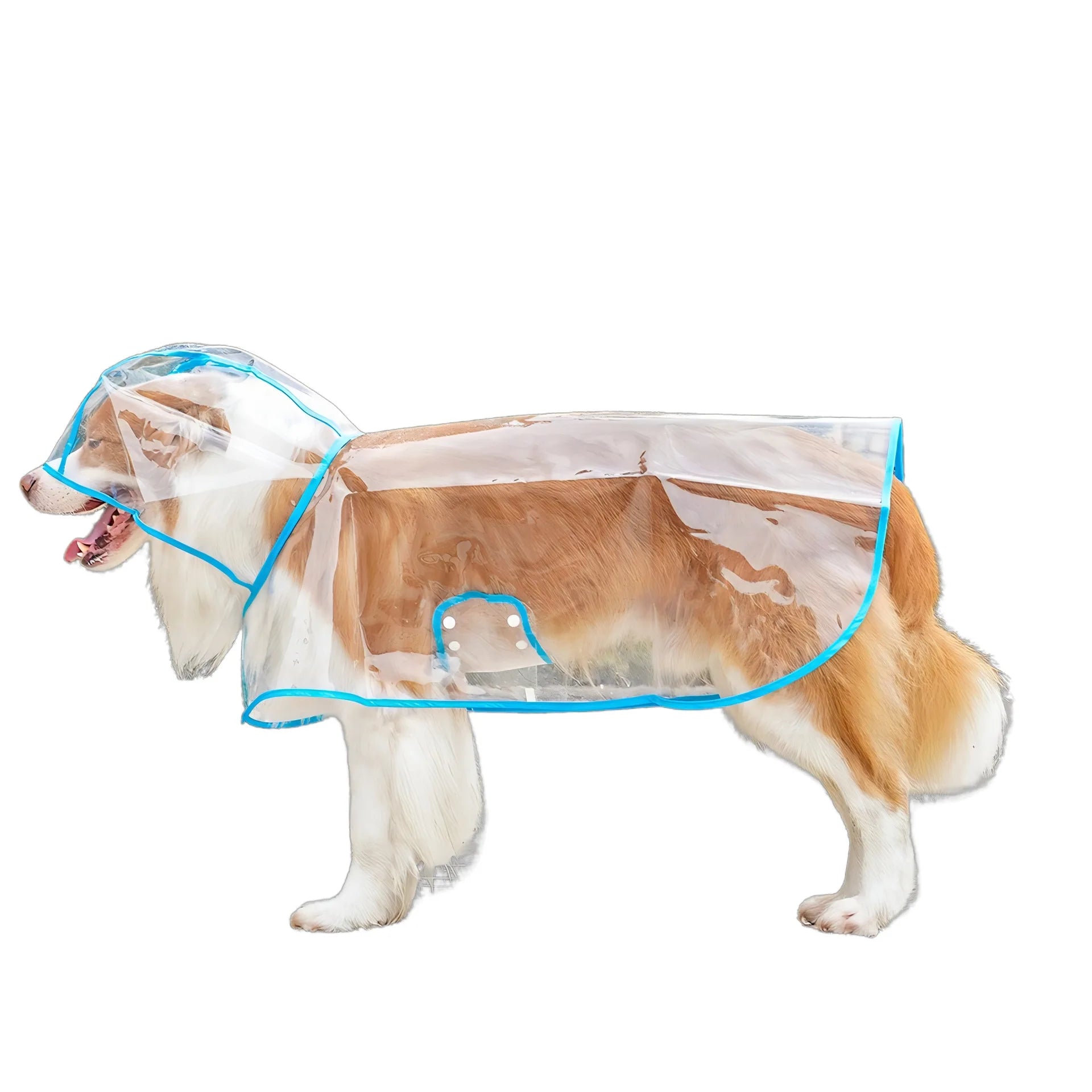 Solid Pet Rain Coat for Small Medium Dogs Raincoat Clothes