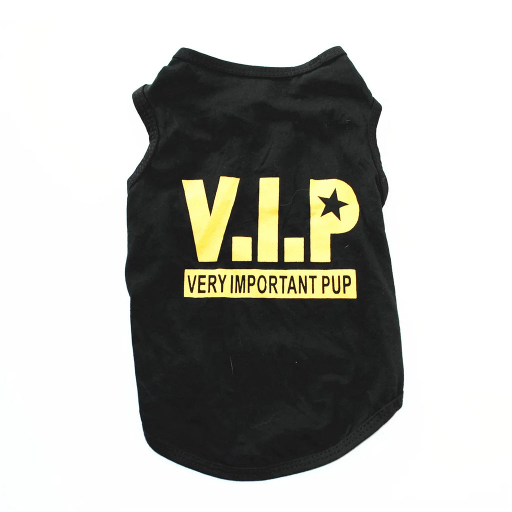 Shirt for Small Dogs Pet Printed with Funny Letters Soft Breathable Outfits