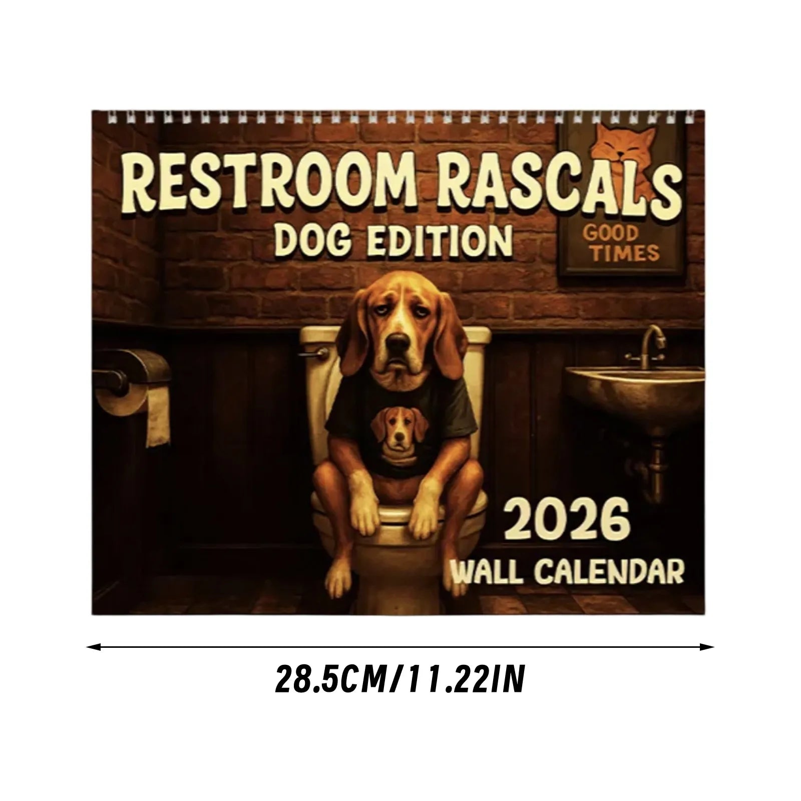 2026 Toilet Prank Dog Edition Calendar Scheduling Tool