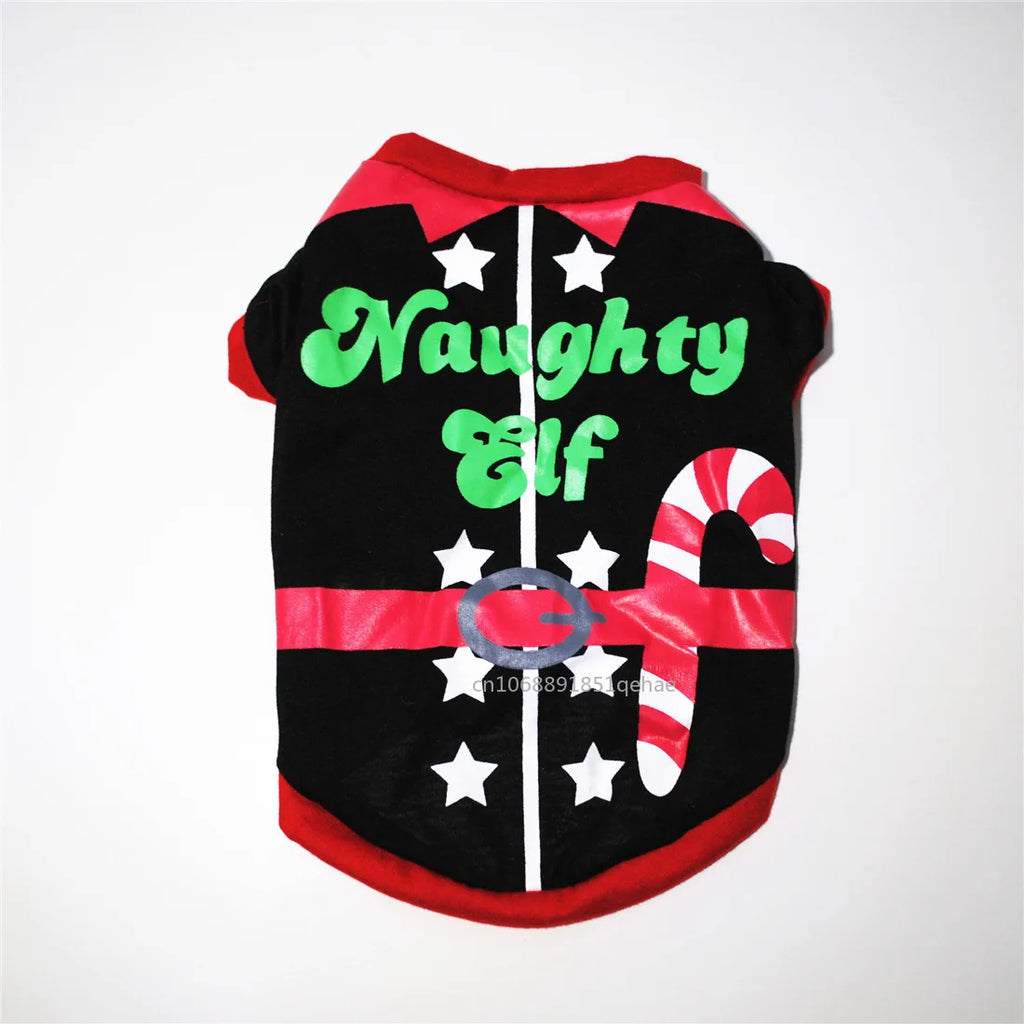 Small Christmas New Year Dogs Clothing
