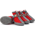 Dog Shoes Non-Slip Soles Thick Plush Protection Paw Climbing Pet Booties