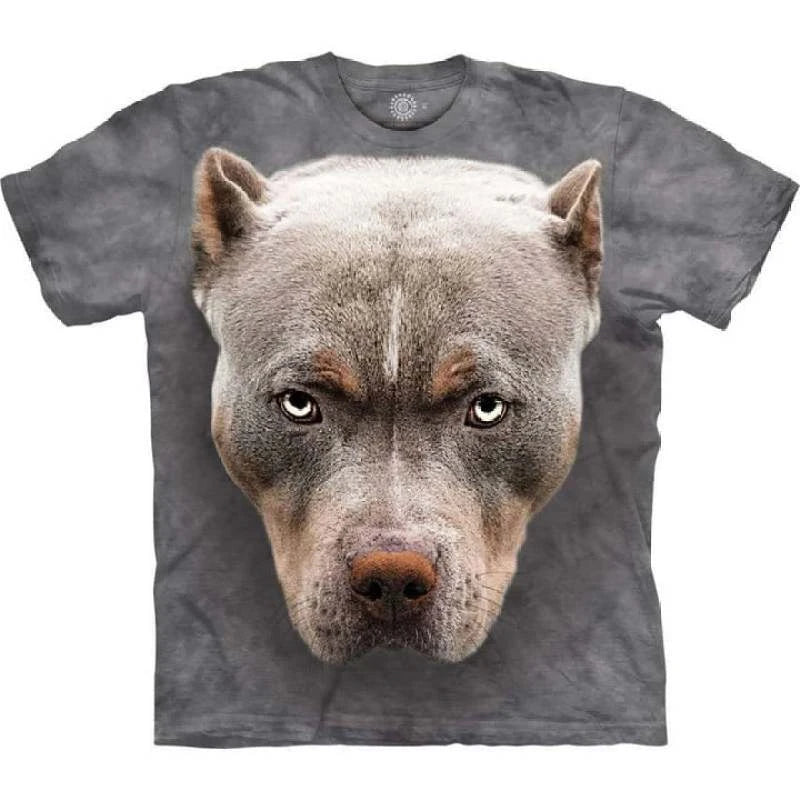 Cute Dog Face Graphics T Shirts Fashion Short Sleeve Funny 3D Animals Printed