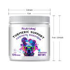 Turmeric Chews For Dog - Joint care contains glucosamine&chondroitin - Digestive support-120 soft chews