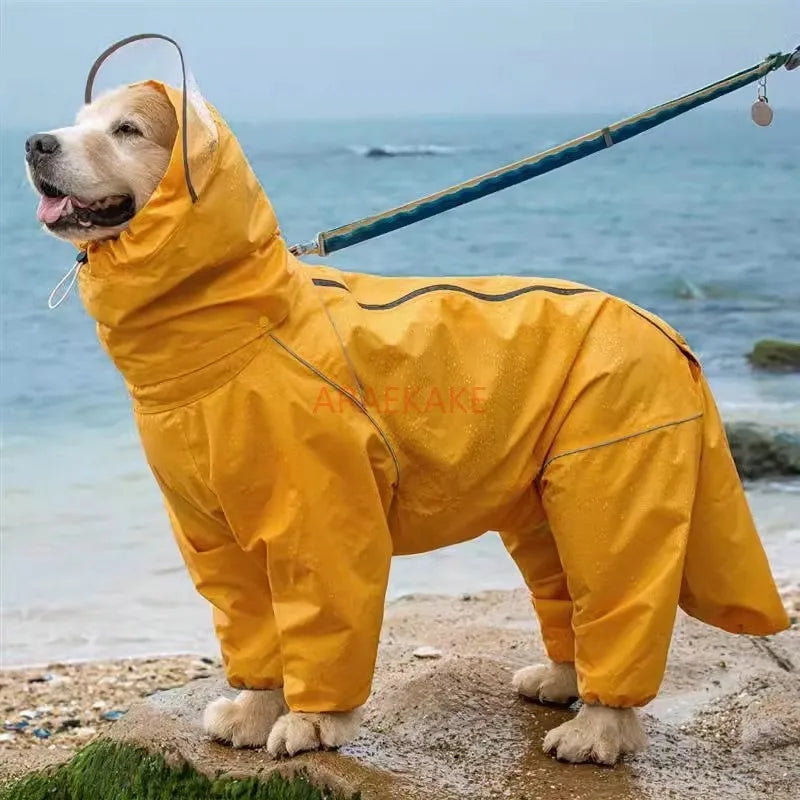 Medium to large dog all inclusive raincoat.