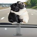 Lovely Dog Acrylic Spring Shaking Head Ornaments Car Dashboard