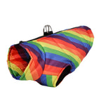 Rainbow Jacket Coat For Small Medium Dogs Winter Warm Fleece