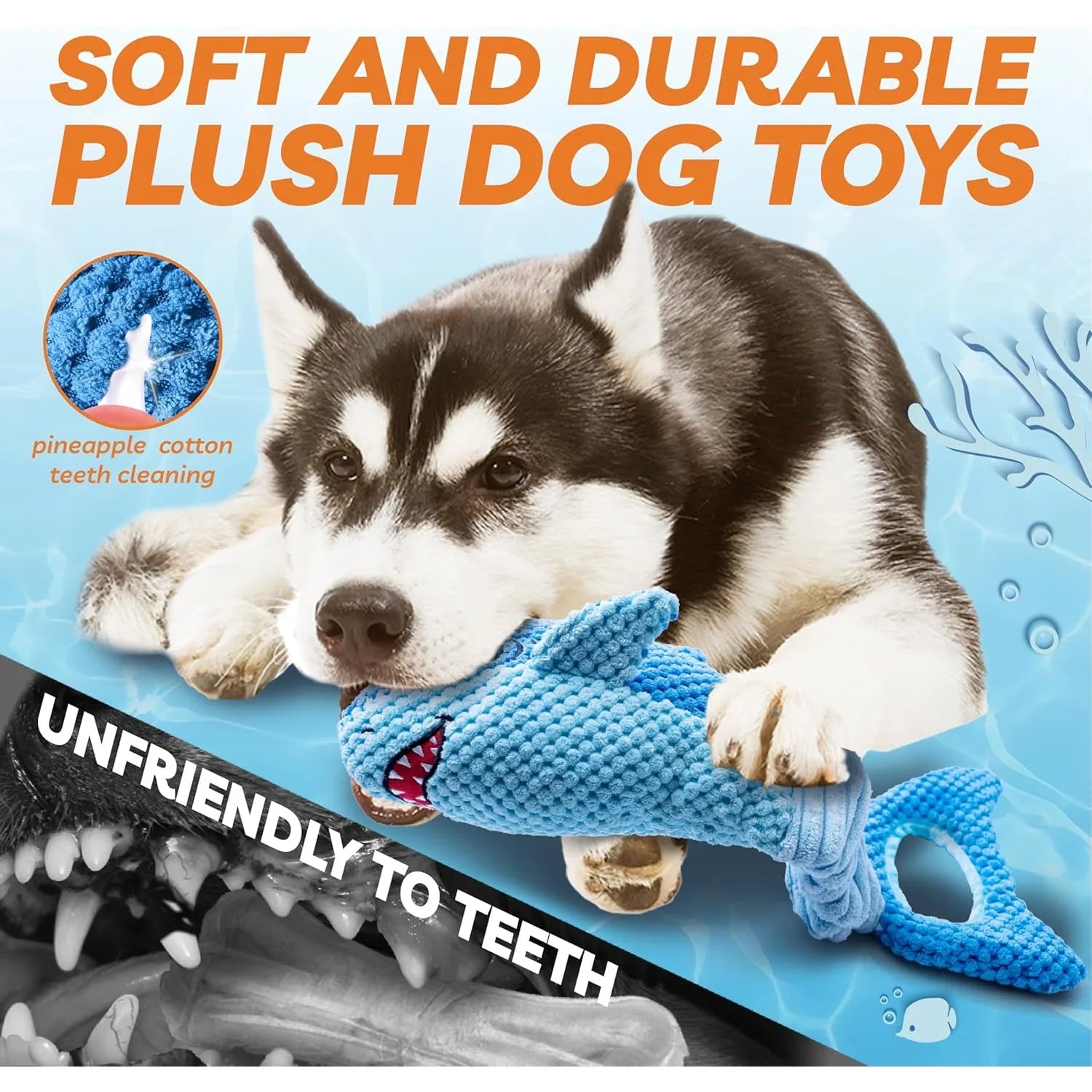 Squeaky Toy for Chewers Small Medium Large Dog to Keep Them Busy Interactive