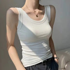 Heart Dog Paw Print T shirt Cute Crew Neck Autumn women's long sleeved loose comfortable black  white