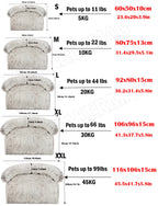 Bed Sofa Warm Nest Washable Soft Furniture Protector Mat