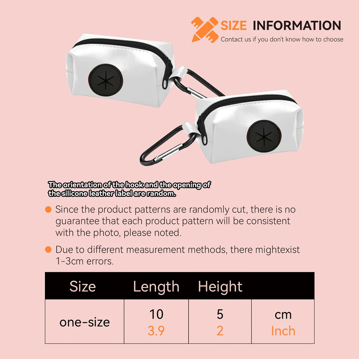 1pcs Colorful Design Dog Poo Bag Holder Dispenser Leash Attachment (Without Poo Bags & Leash)