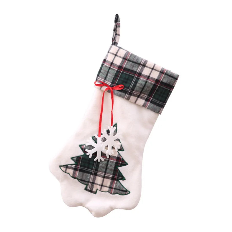 Decor for the New Year Plaid Christmas