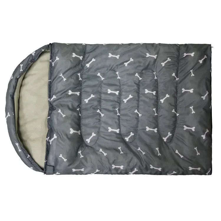 Sleeping Bag Mat Outdoor Camping Warm Blanket bed for medium dogs pet supplies
