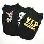 Shirt for Small Dogs Pet Printed with Funny Letters Soft Breathable Outfits