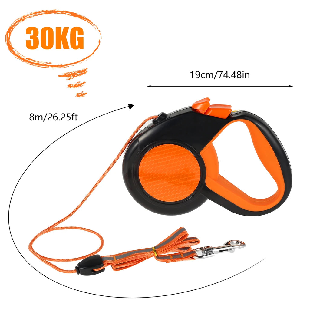 Hands Free Dog Leash Reflective Leash with Waist Bag Retractable Elastic Belt Rope for Running