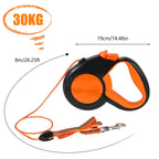 Hands Free Dog Leash Reflective Leash with Waist Bag Retractable Elastic Belt Rope for Running