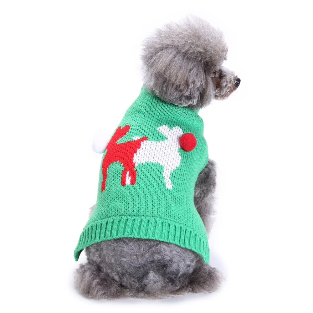 Christmas Small Dog Sweater Warm