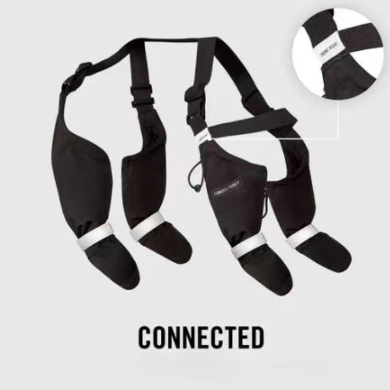 Outdoor Shoes Reflective Boots Anti Slip Sturdy Casual Solid Color Pet Shoes Foot wrapped Pet Product