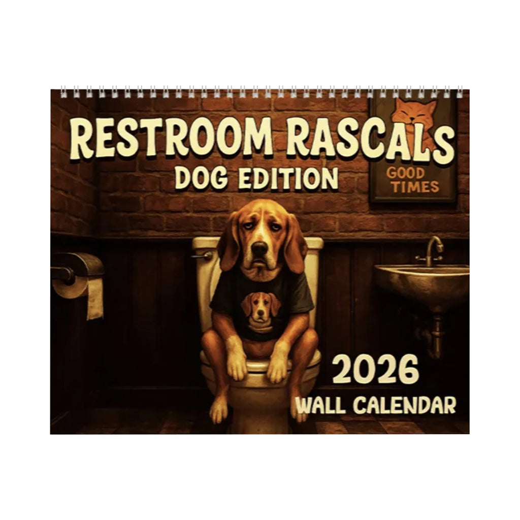 2026 Toilet Prank Dog Edition Calendar Scheduling Tool