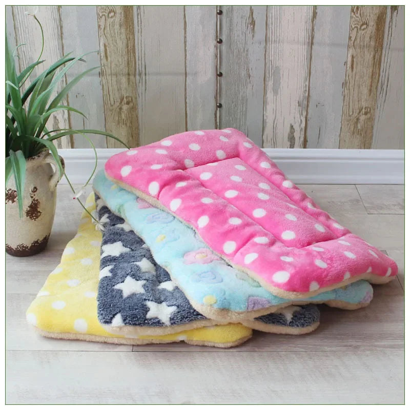 Flannel Mat Dog Bed Sleeping Mat For Small Dogs