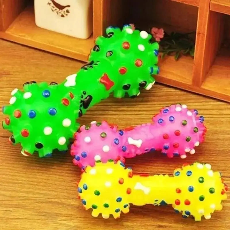 1 PC Lovely Dog Chew Pet Squeaker Sound Play Shop Toy