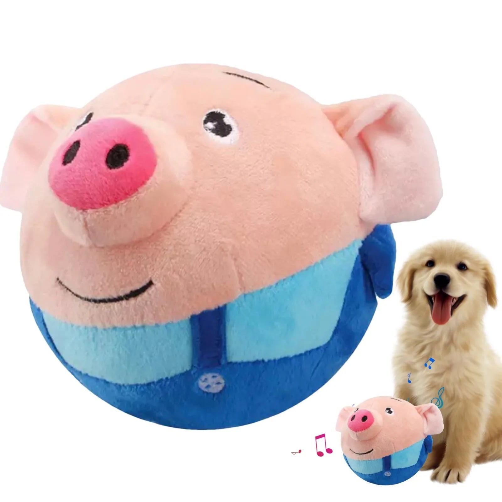 Electronic Pet Dog Toy Ball Bouncing Jump Talking Interactive Plush Doll Toy
