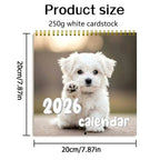 Gifts For Friends 2026 New Dogs Calendar Schedule Organizer Wall Calendar