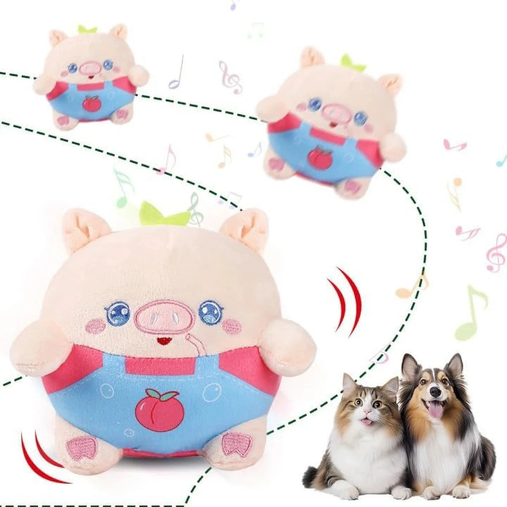 Cute Style Interactive Playing Dog Toy Cartoon Design Indoor Play