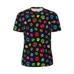 Cartoon Dog Running T Shirt Summer Funny Animal Print Design Tops