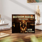 2026 Toilet Prank Dog Edition Calendar Scheduling Tool