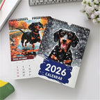 2026 Dachshund Calendar Funny Doggy Images