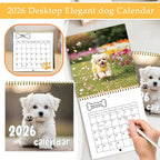2026 New Dogs Calendar - Year Monthly Planner