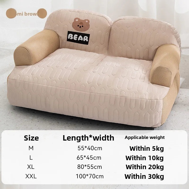 Pet bed - Dog sofa - Latex dog mat - Breathable and washable Small