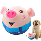 Electronic Pet Dog Toy Ball Bouncing Jump Talking Interactive Plush Doll Toy