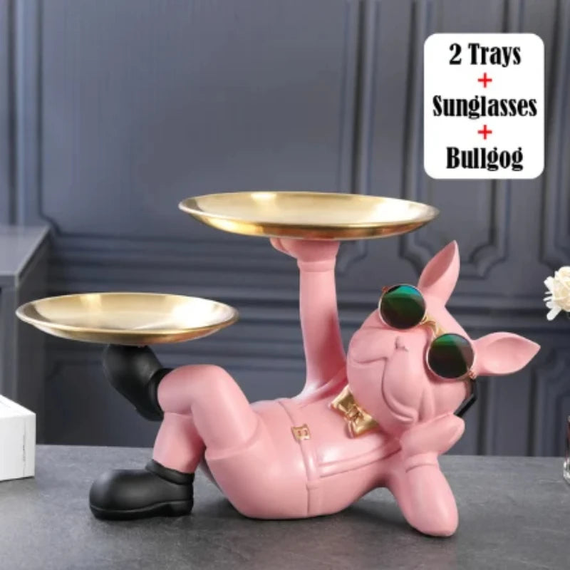 Bulldog Animal Figurine