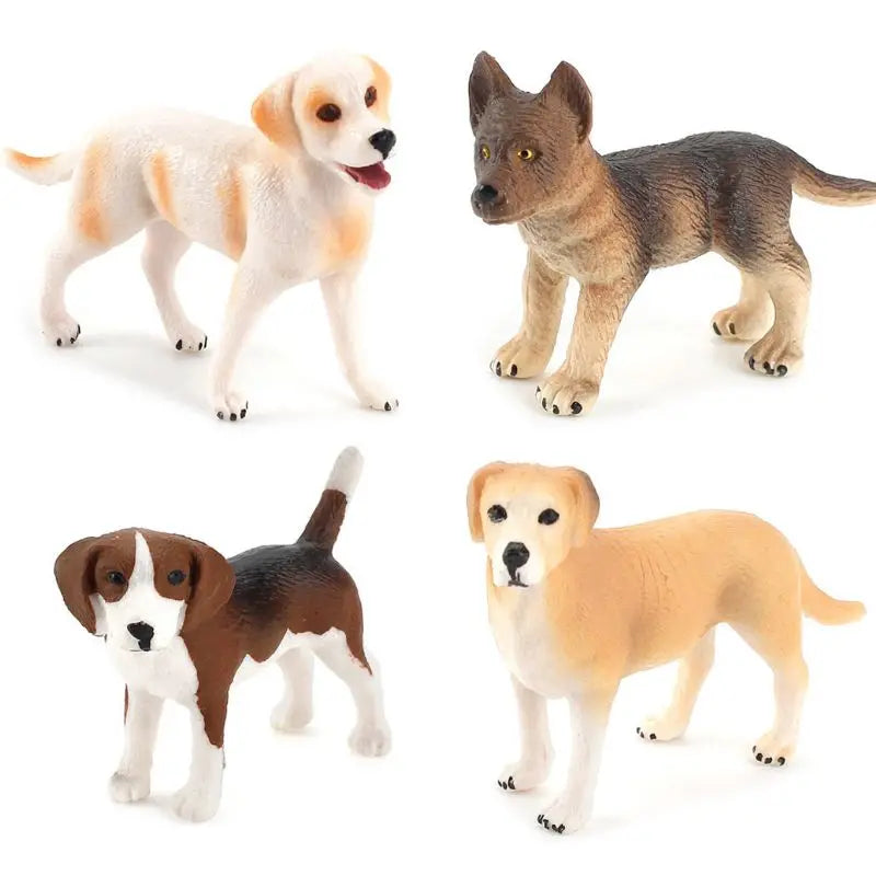 Car Dashboard Toys Decorate Exquisite Mini Resin Dog Figurine