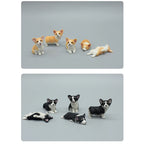 Cute Simulation Corgi Dog Car Dashboard Decoration Resin Figurine