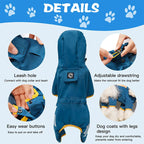 Waterproof Rain Coat Outdoor Rainwear Hood Apparel Outdoor Jacket Pet Supplies