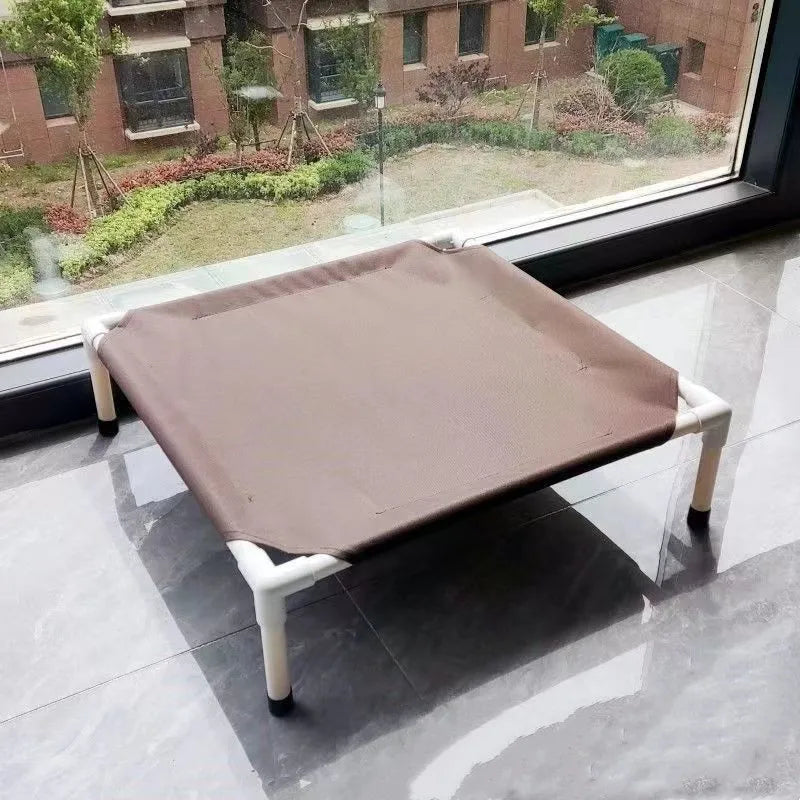 Pet Camping Bed Elevated for Dogs Folding Portable Removable Washable